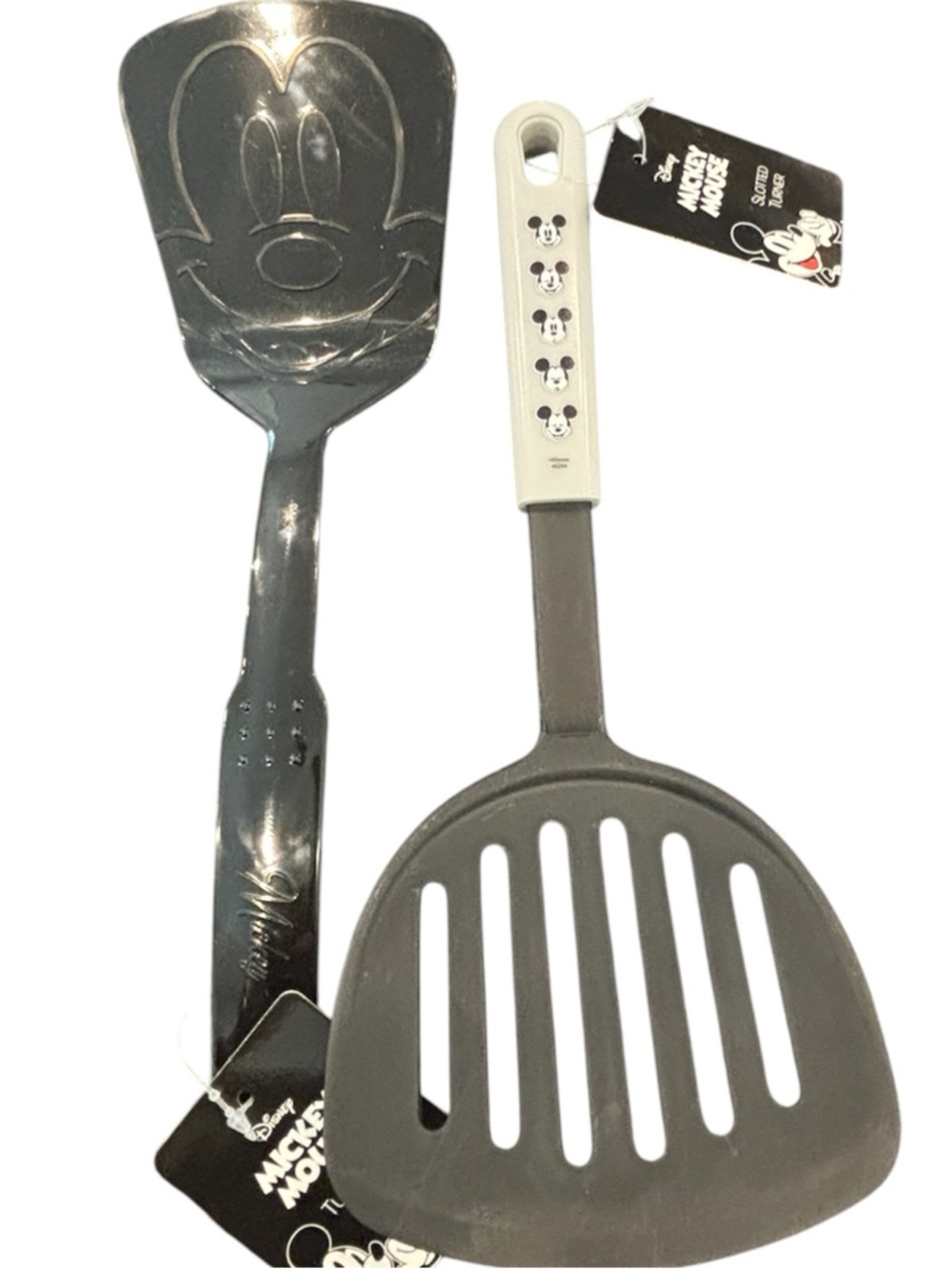 Disney Mickey Mouse Gray & Black Kitchen Spatula Set